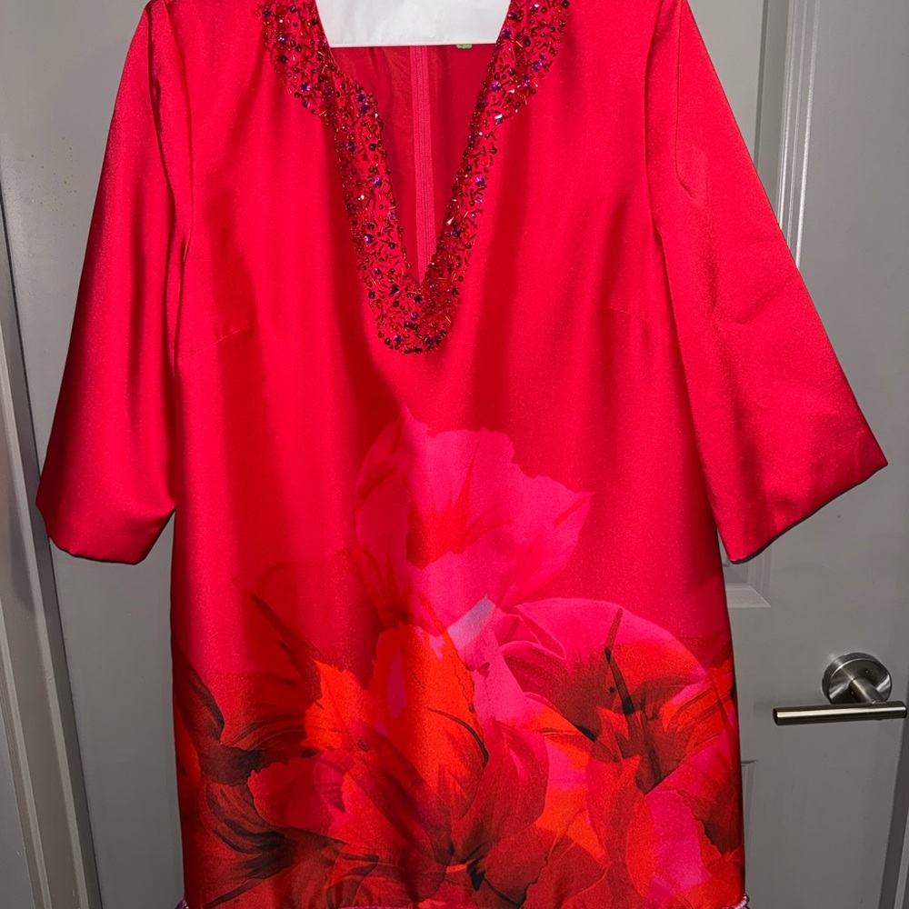 Elegant Red Women's Top